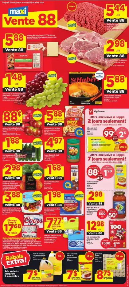 Maxi Flyer Canada - valid Oct 22 - Oct 28, 2026