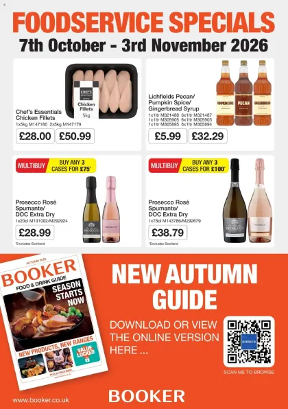 Booker Wholesale Leaflet United Kingdom - valid Oct 7 - Nov 3, 2026
