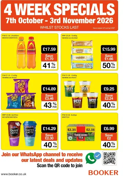 Booker Wholesale Leaflet United Kingdom - valid Oct 7 - Nov 3, 2026