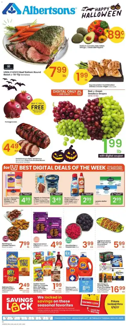 Albertsons Weekly Ad United States - valid Oct 28 - Nov 3, 2026