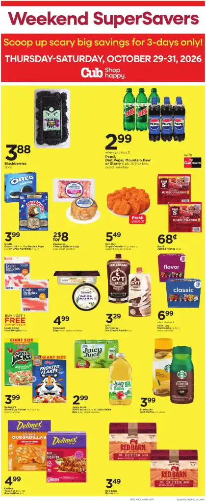 Cub Foods Weekly Ad United States - valid Oct 29 - Oct 31, 2026