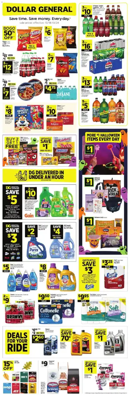 Dollar General Weekly Ad United States - valid Oct 18 - Oct 24, 2026