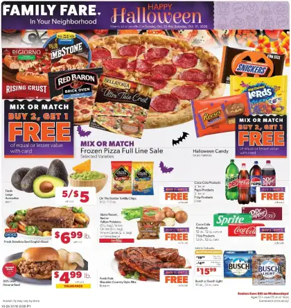Family Fare Weekly Ad United States - valid Oct 25 - Oct 31, 2026