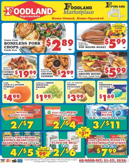 Foodland Weekly Ad United States - valid Oct 21 - Oct 27, 2026