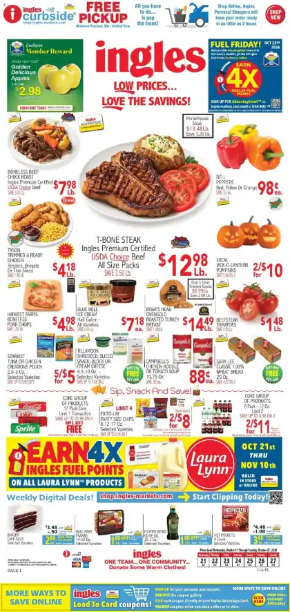Ingles Weekly Ad United States - valid Oct 21 - Oct 27, 2026