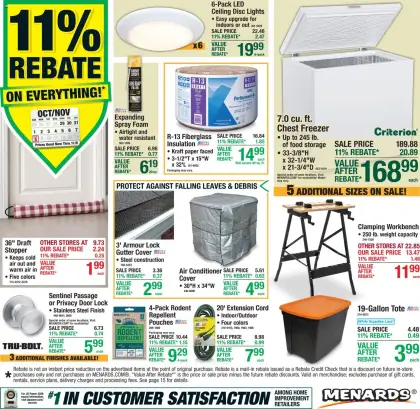 Menards Weekly Ad United States - valid Oct 28 - Nov 8, 2026