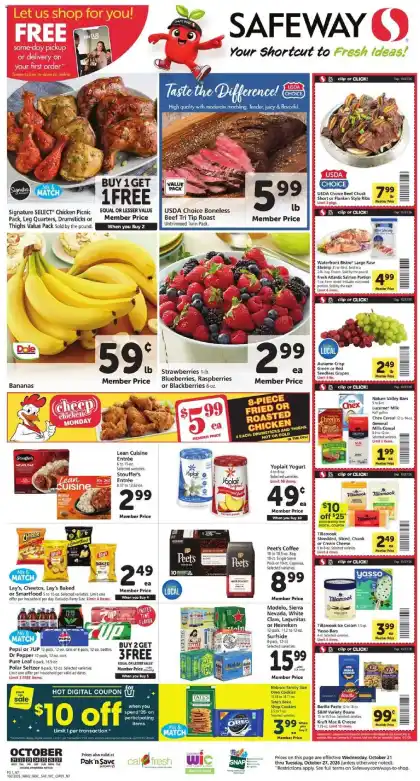 Safeway Weekly Ad United States - valid Oct 21 - Oct 27, 2026