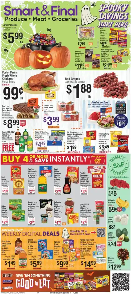 Smart & Final Weekly Ad United States - valid Oct 21 - Oct 27, 2026