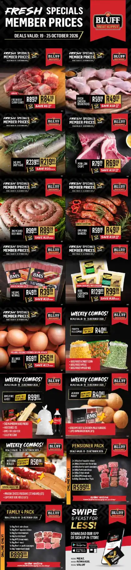 Bluff Meat Supply Catalogue South Africa - valid Oct 19 - Oct 25, 2026