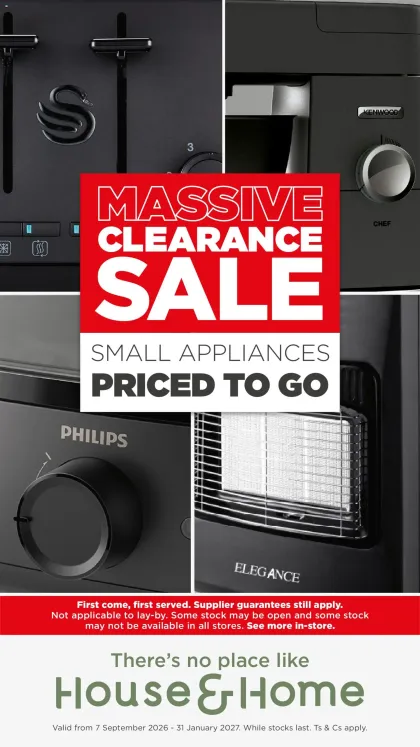 House and Home Catalogue South Africa - valid Sep 7 - Jan 31, 2027