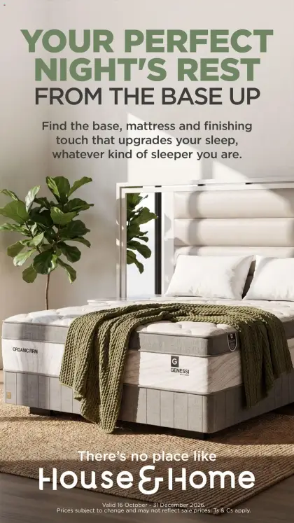 House and Home Catalogue South Africa - valid Oct 16 - Dec 31, 2026