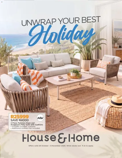 House and Home Catalogue South Africa - valid Oct 26 - Nov 8, 2026