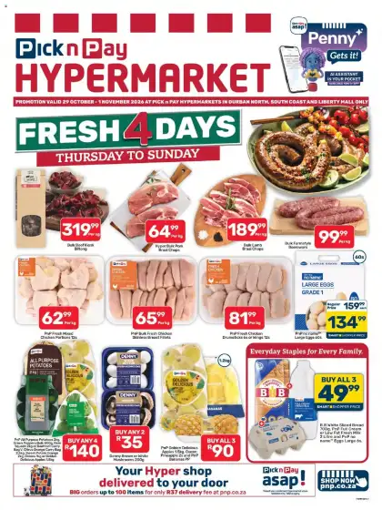 Pick n Pay Catalogue South Africa - valid Oct 29 - Nov 1, 2026